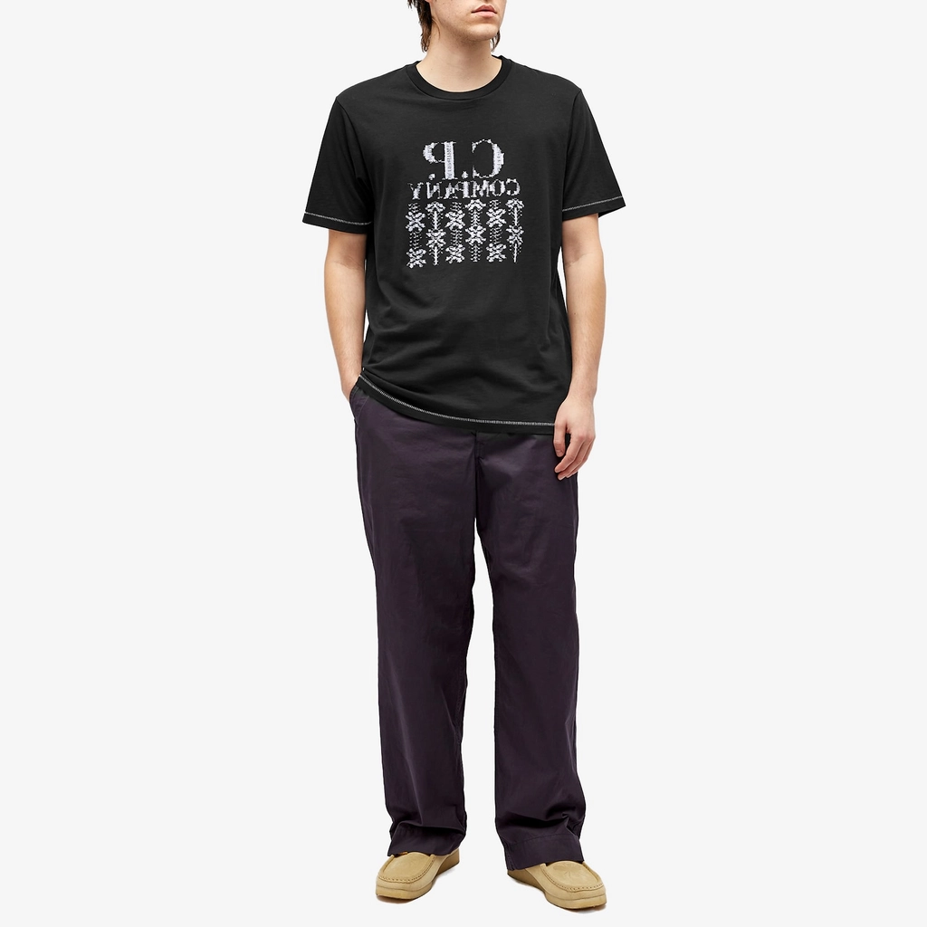 CP Company Men's Logo T-Shirt Black